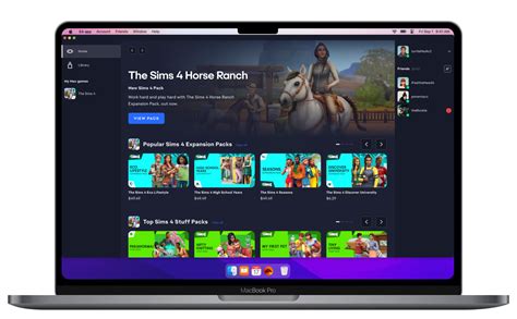 The all new EA app for Mac .